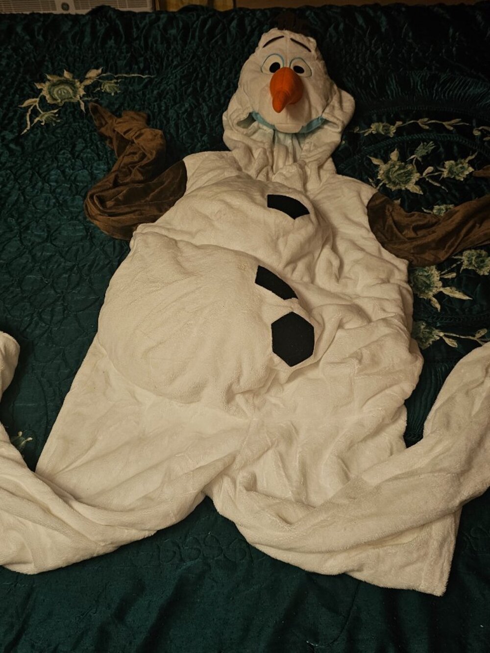 Disney Store Frozen OLAF Snowman Deluxe Plush Costume Size 7/8 (up to 128cm)